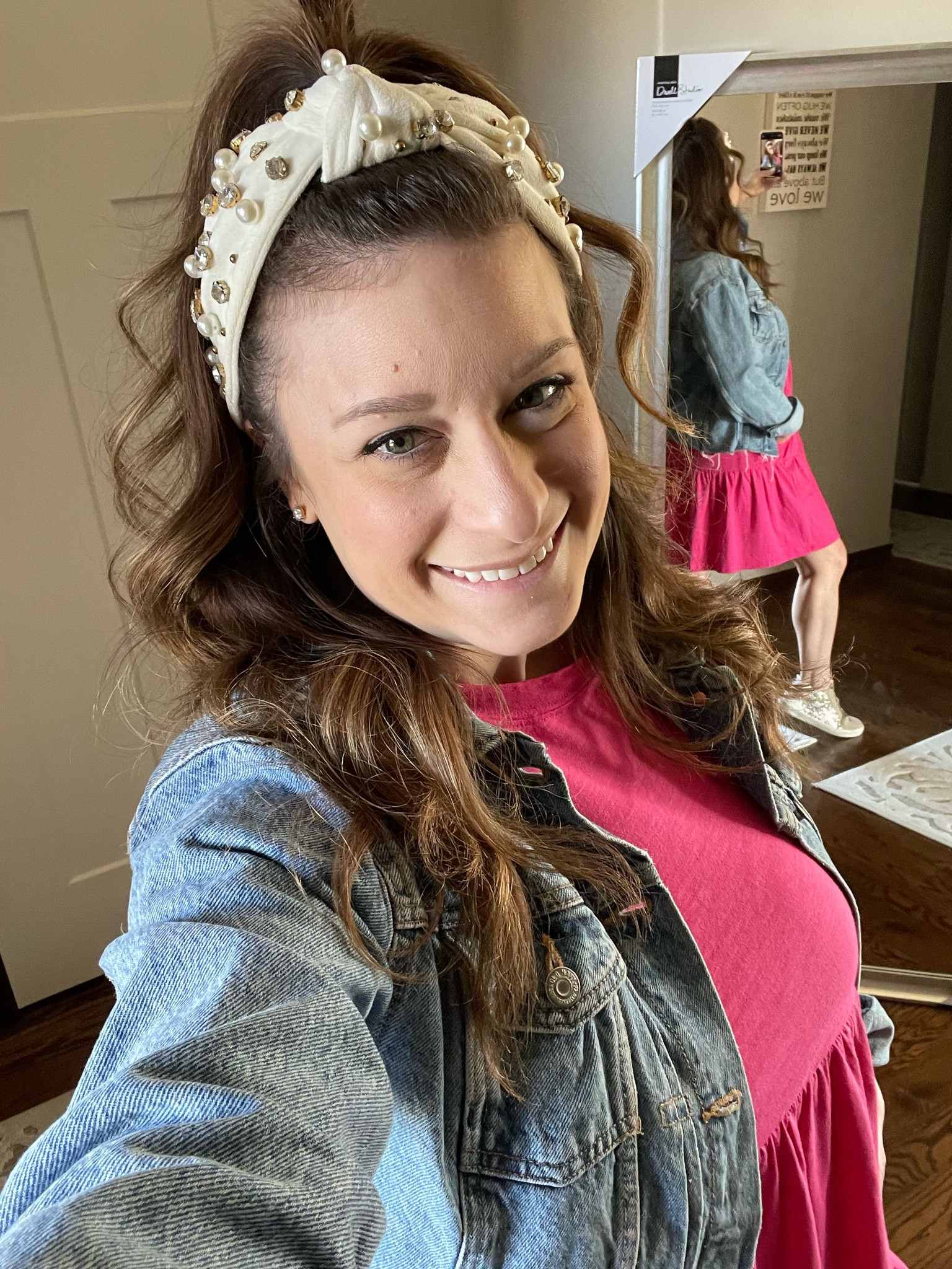 50% off dresses today! 
SIZED DOWN TO A SMALL Midsize, petite, full bust, postpartum & bump friendly! 

Old navy 

#LTKcurves #LTKsalealert #LTKbump