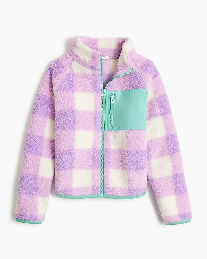Girls' sherpa full-zip | J.Crew Factory