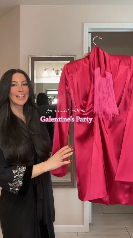 Get dressed with me for a Galentine’s Day party. Pair a pink blazer with pink tights & heels and you’re head-to-toe ready for Cupid 🏹💖

#LTKparties #LTKVideo #LTKstyletip