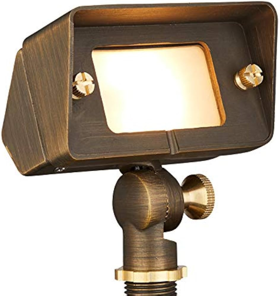 VOLT Gentle Splash Cast Brass 12V Flood Light & Wall Wash (Bronze) with 3W LED Bulb | Amazon (US)