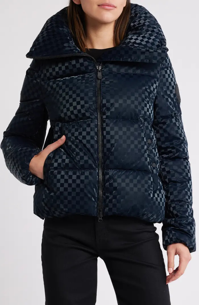 Alas Water Repellent Check Puffer Coat | Nordstrom