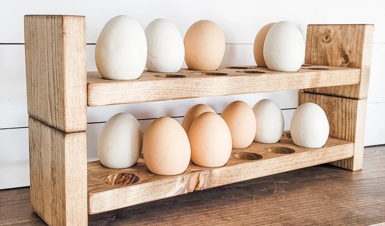 Stackable Egg Holder, Fresh Egg Holders, Egg Holders, Egg Holder for Counter, Farm Egg Holder, Fa... | Etsy (US)