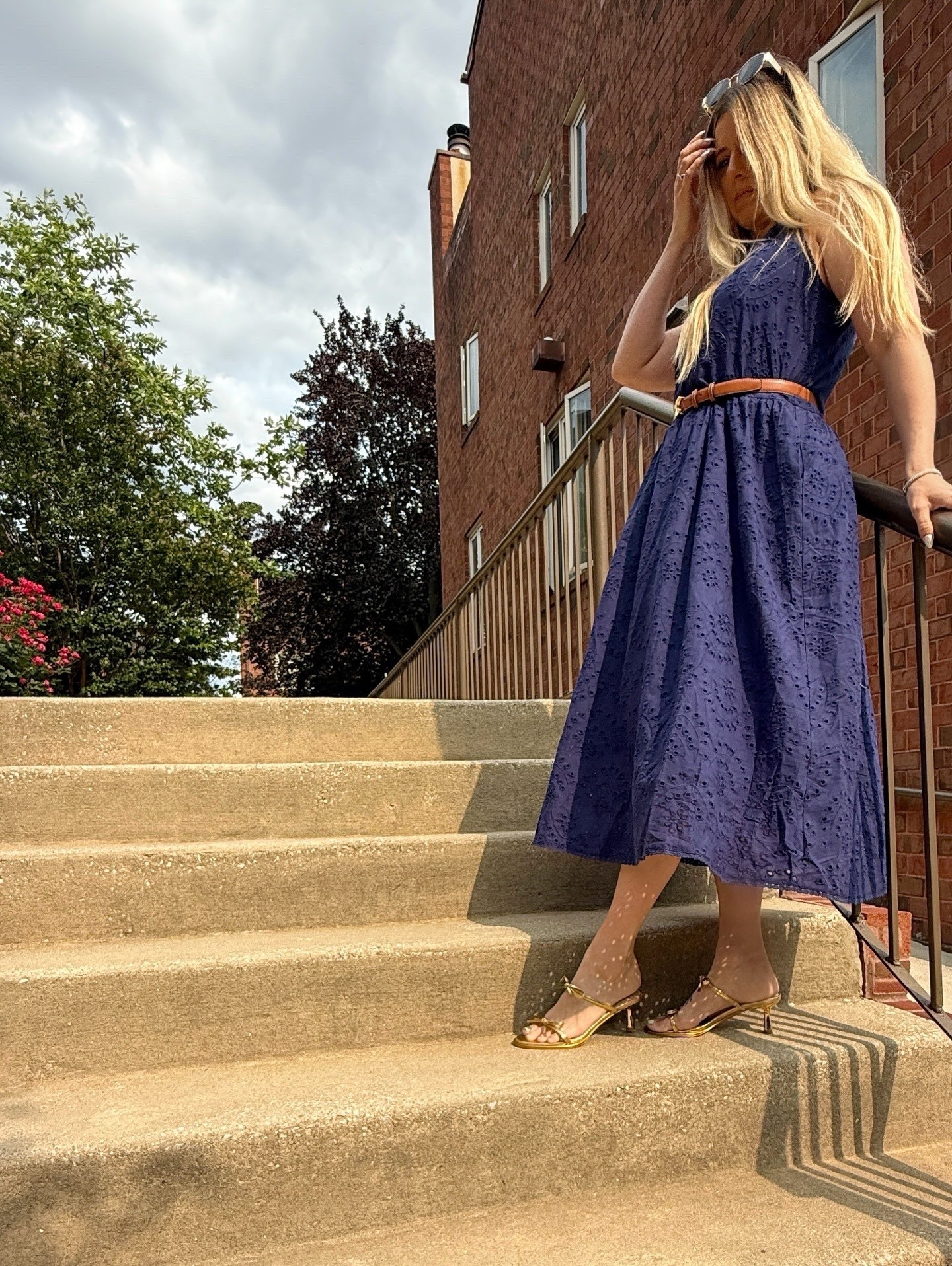 Amazon eyelet summer dress. TTS. 

#LTKMothersDay #LTKootd #LTKgrwm