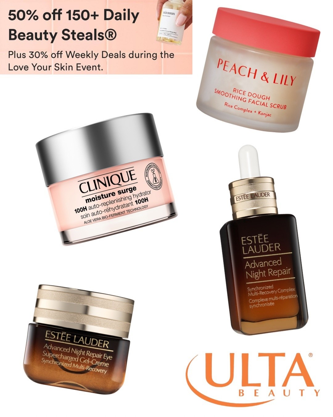 😎 Weekend vibes with today’s steals from Ulta’s Love Your Skin Event 💖

#Skincare #Ulta #Skin #LoveYourSkinEvent #UltaBeauty #Clinique #EsteeLauder #Peach&Lily #LeahGlows

#LTKselfcare #LTKSaleAlert #LTKBeauty