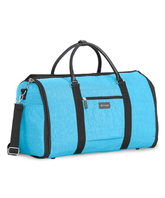 Biaggi Garment Bags - Aqua Blue 2-in-1 Convertible Garment & Duffel Bag | Zulily