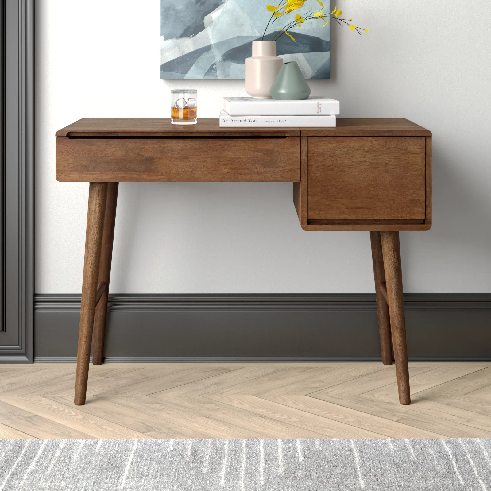 Wade Logan® Cashawn  Vanity with Mirror & Reviews | Wayfair | Wayfair North America