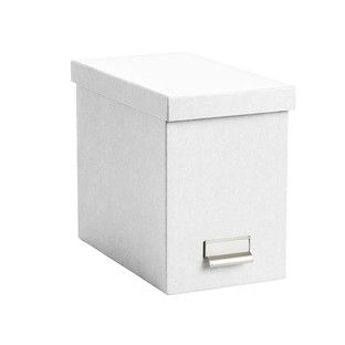 Bigso White Stockholm Desktop File | The Container Store