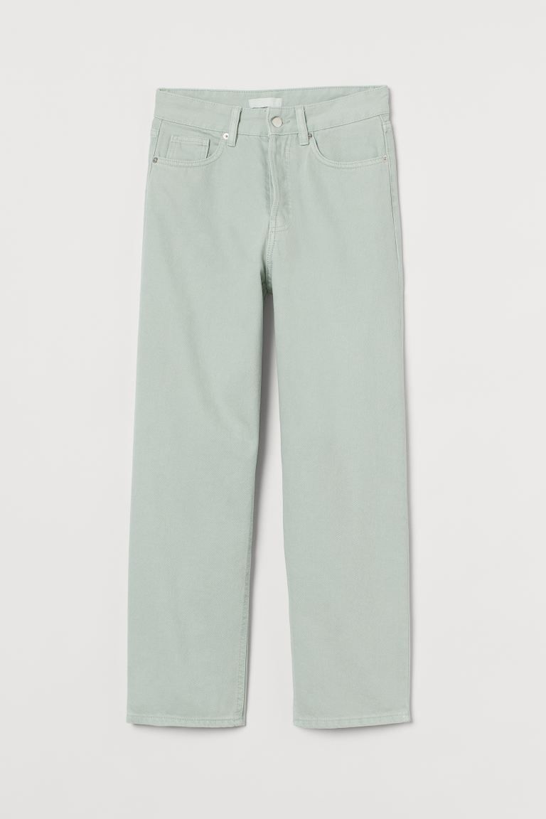 Straight High Ankle Jeans | H&M (US + CA)