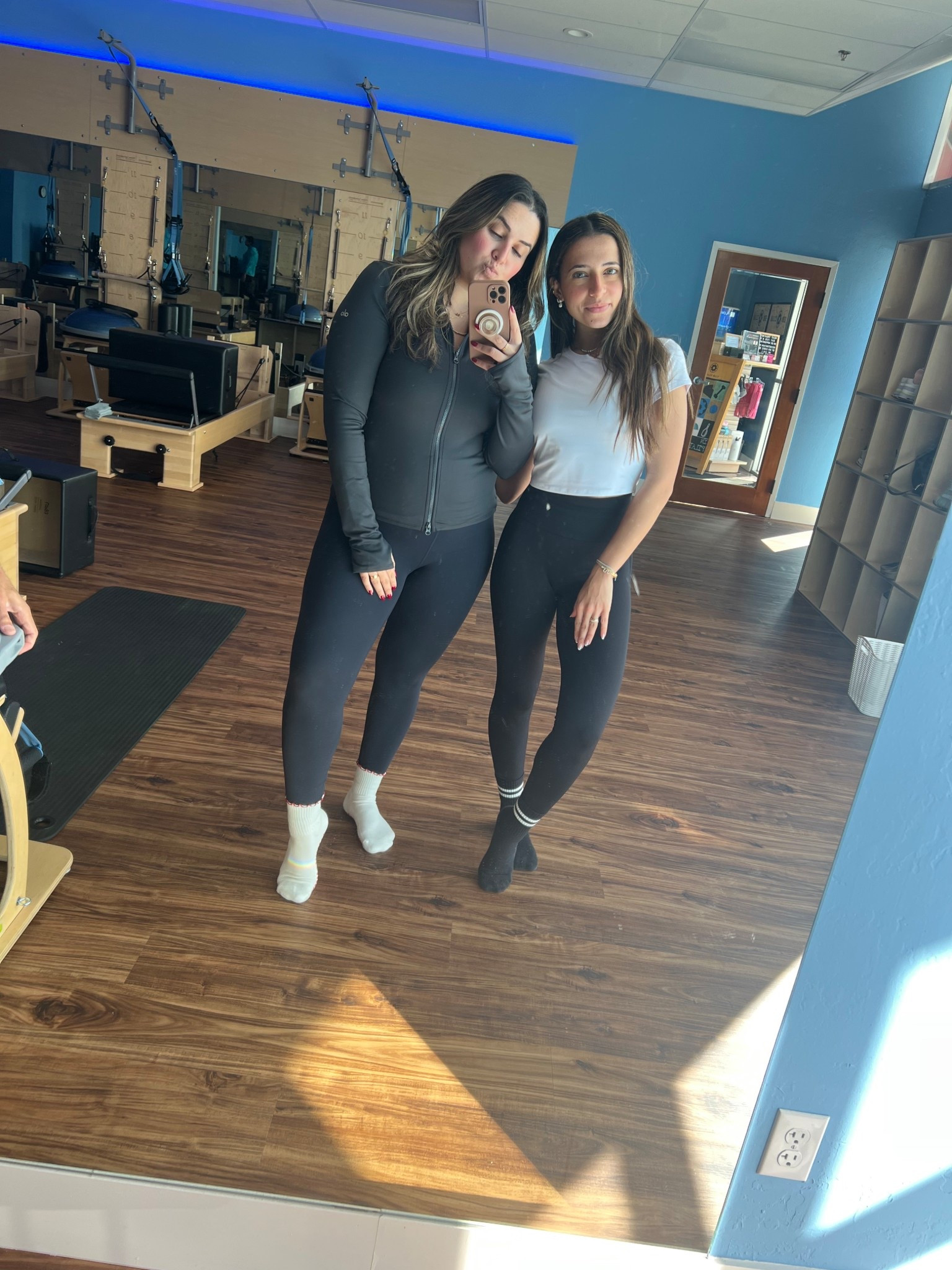 Took sissy to try out Pilates for the first time today! 

#LTKfitnessgoals #LTKootd #LTKdayinmylife