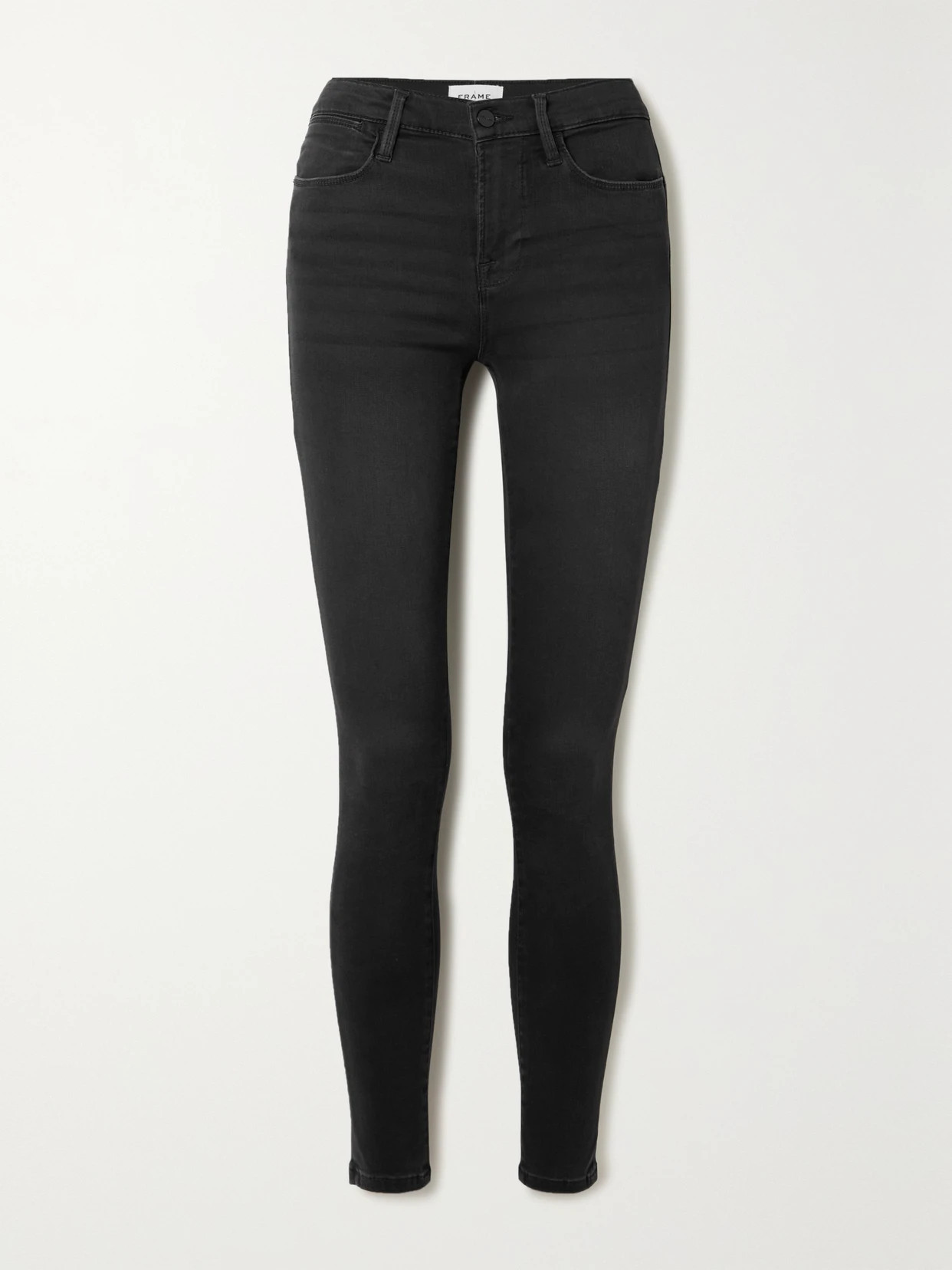 FRAME - Le High Skinny Jeans - Black | NET-A-PORTER (UK & EU)