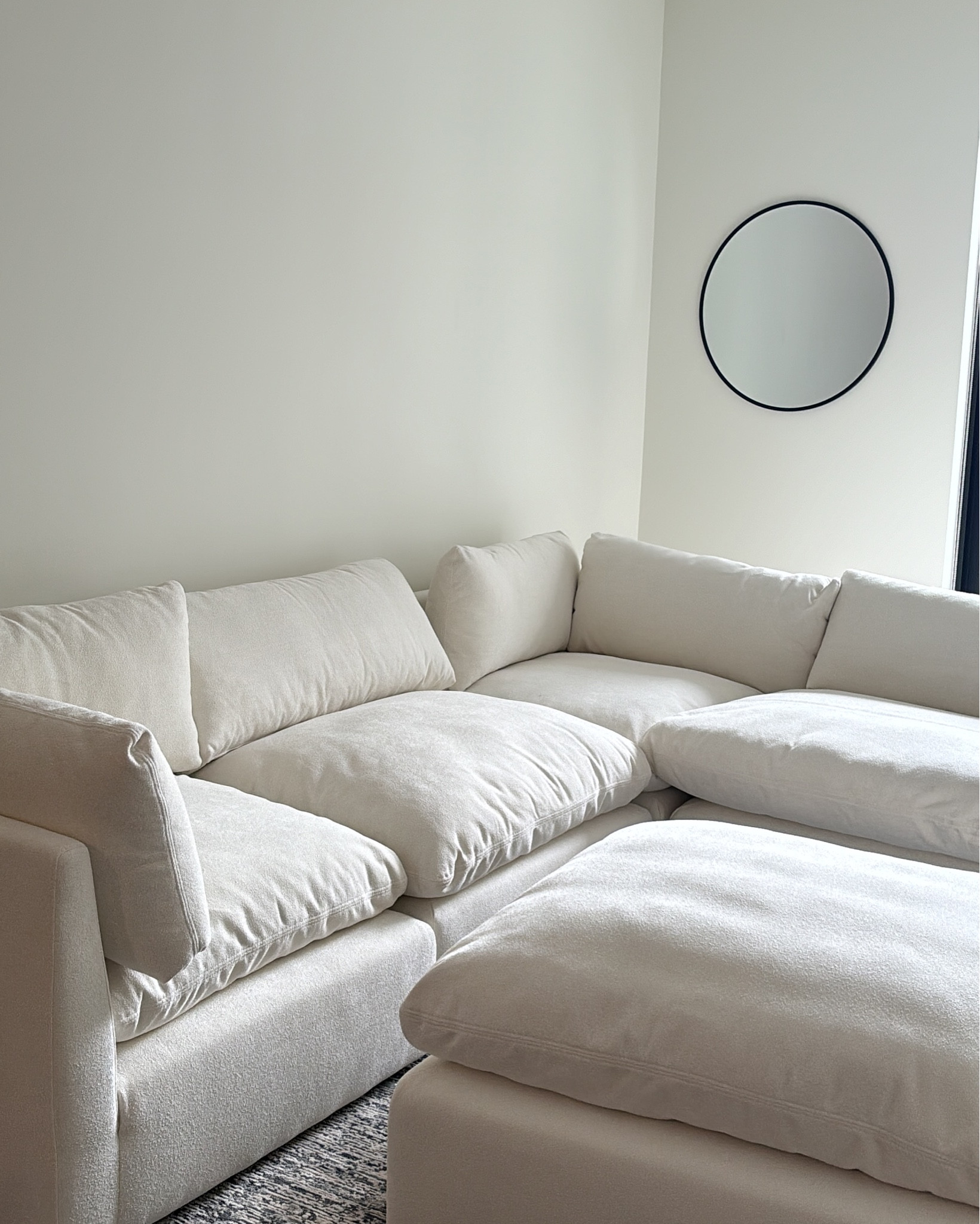 cloud couch dupe!!! I’m in love with her. call or go in store for 20% off of her! Value city furniture Lola 5 piece sectional 

#LTKHome #LTKSaleAlert