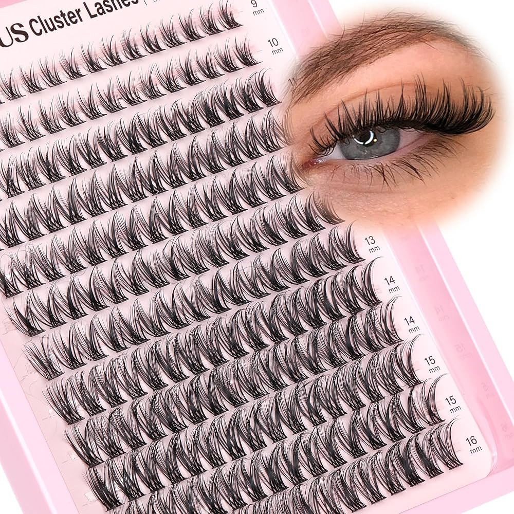 Goddvenus Lash Clusters Wispy Lashes Clusters Like Eyelashes Extension in Salon Natural DIY Clust... | Amazon (US)