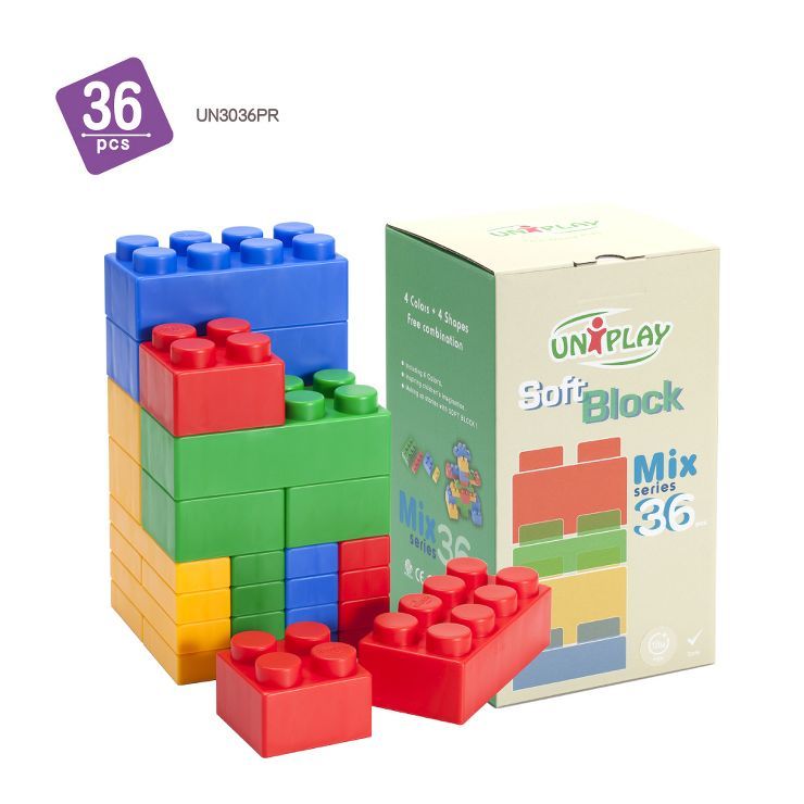 UNiPLAY Mix Set Soft Building Blocks for Early Learning Educational and Sensory Toy for Infants a... | Target