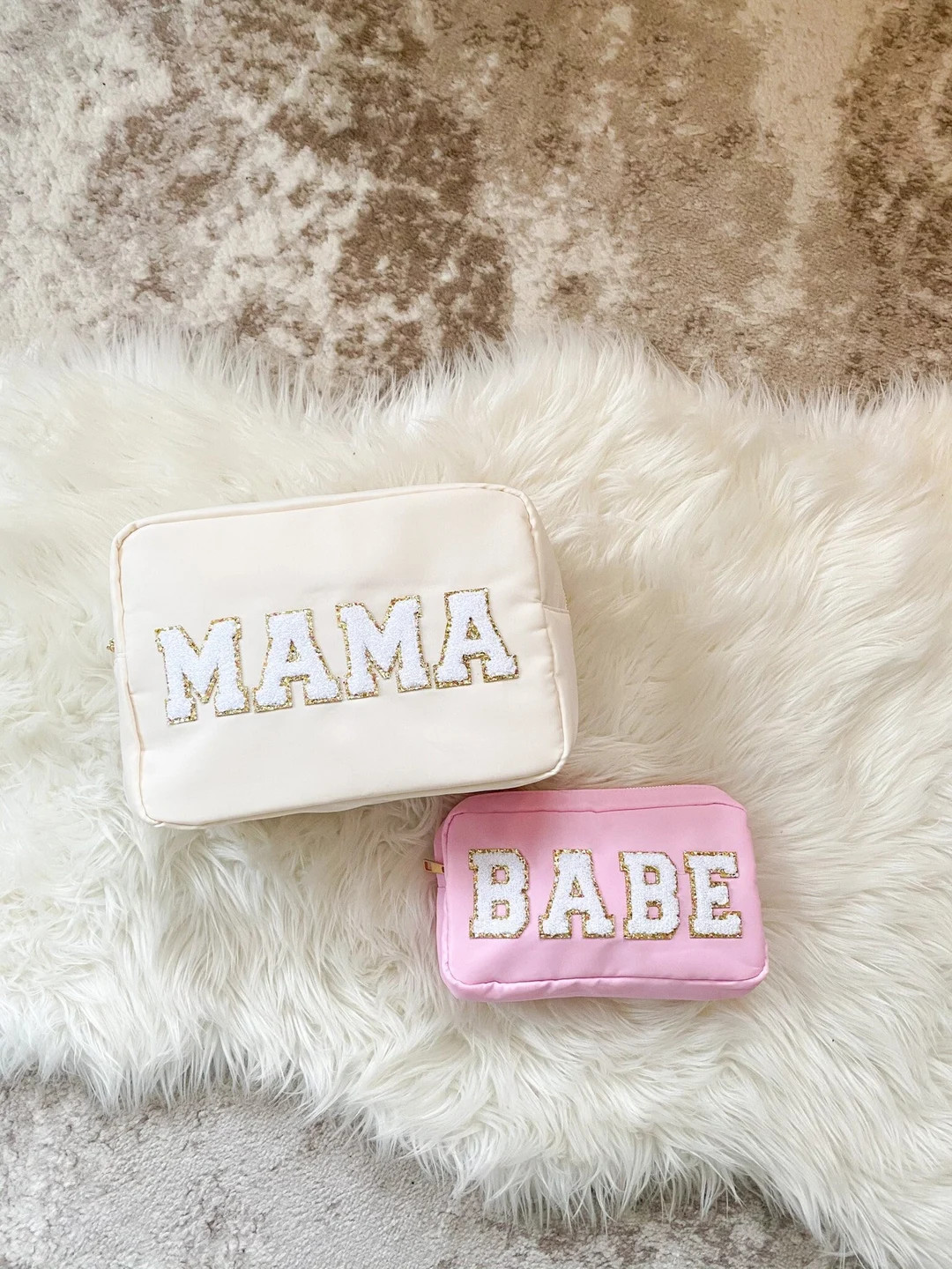 Mama Bag With Patches Mama Bag For Hospital New Mom Gift Baby Shower Gift Mama Mothers Day Gift M... | Etsy (US)