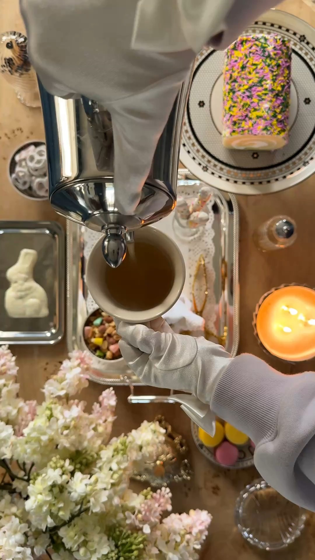 TEASDAY 11: today’s tea service is an Easter 🐣/ Spring 💐 theme!  I made some fresh whipped honey for you and served up some Easter themed treats!  

#LTKHome #LTKParties #LTKSeasonal