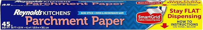 Reynolds Kitchens Stay Flat Parchment Paper Roll, Non Curling Baking Parchment Paper for Baking a... | Amazon (US)