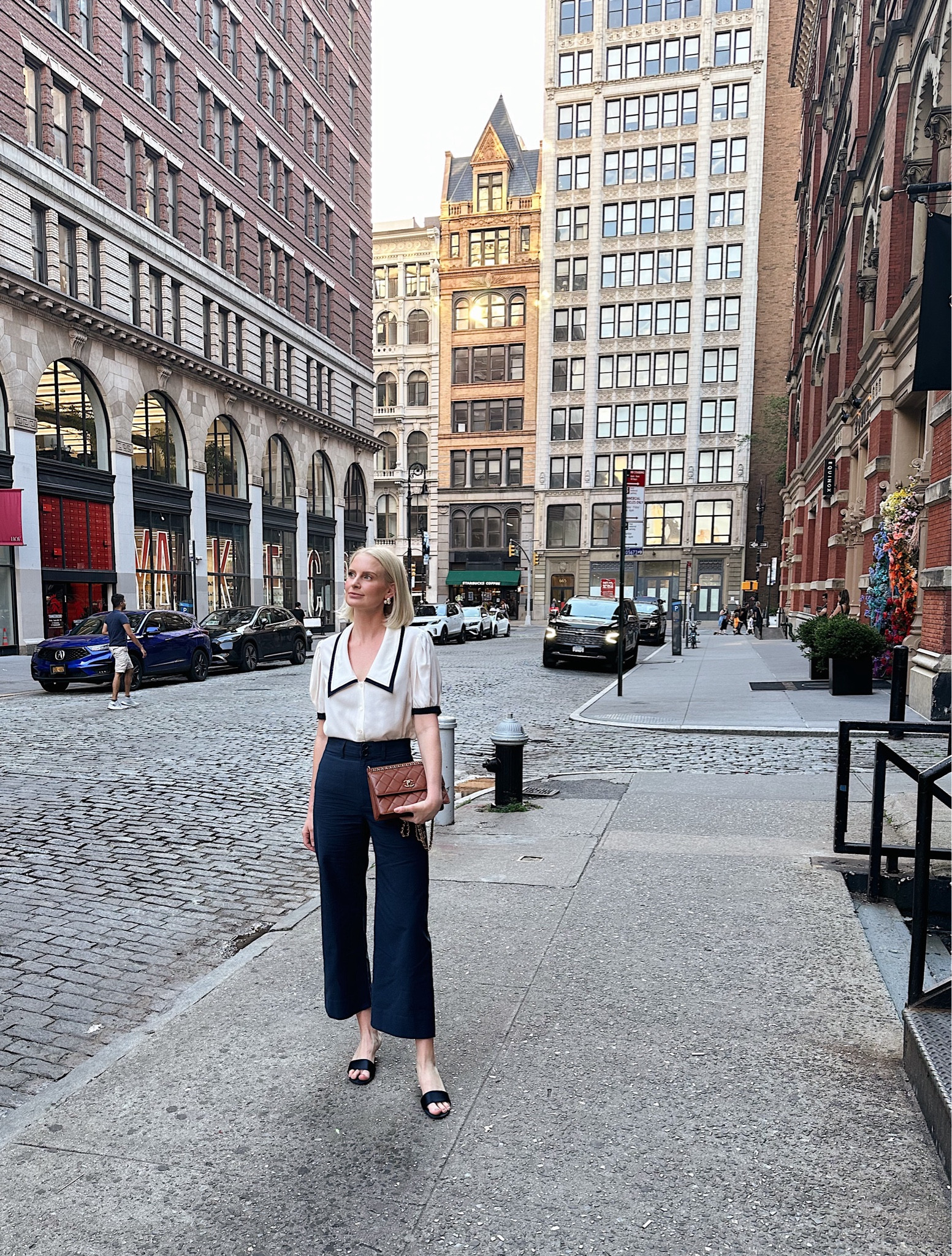 Last night’s look for dinner! Shop my outfit by following me in the LTK app 💙

Wearing a small in the top, 4 in the pants and took my usual size in the sandals! 

#LTKStyleTip #LTKShoeCrush