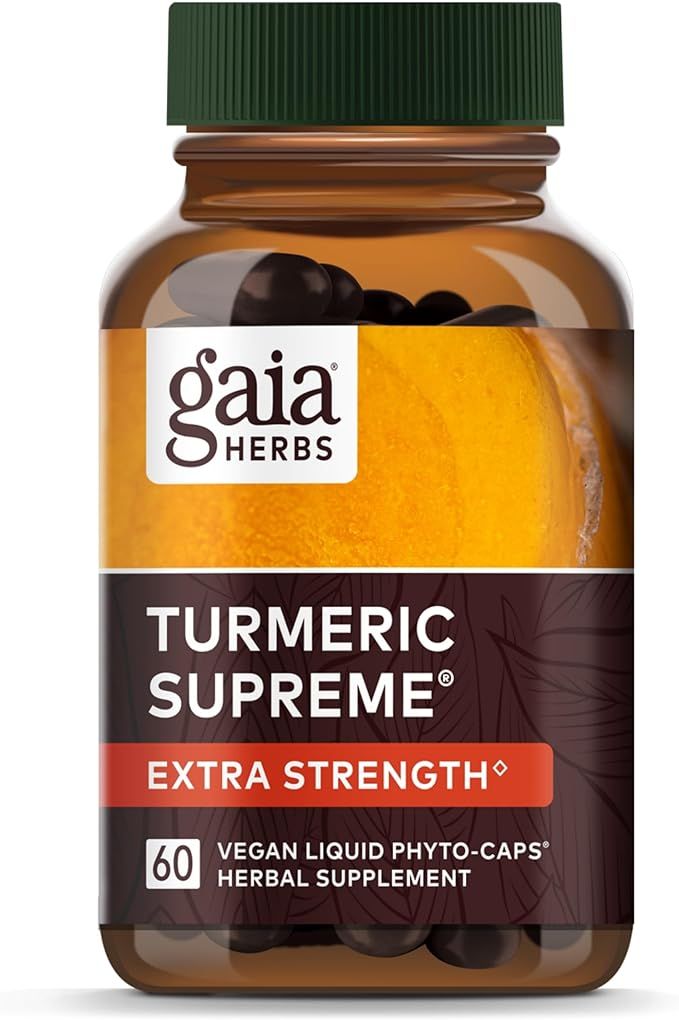 Gaia Herbs Turmeric Supreme Extra Strength - Helps Reduce Occasional Swelling from Normal Wear & ... | Amazon (US)