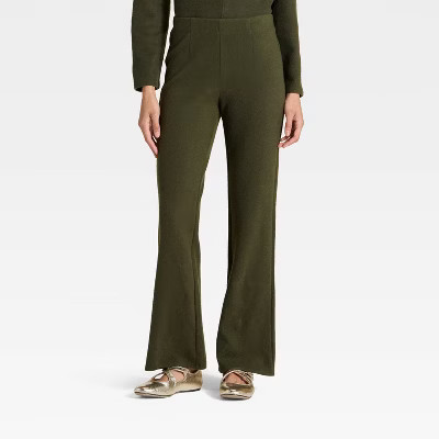 Women's Brushed Pull-On Pants - A New Day™ | Target