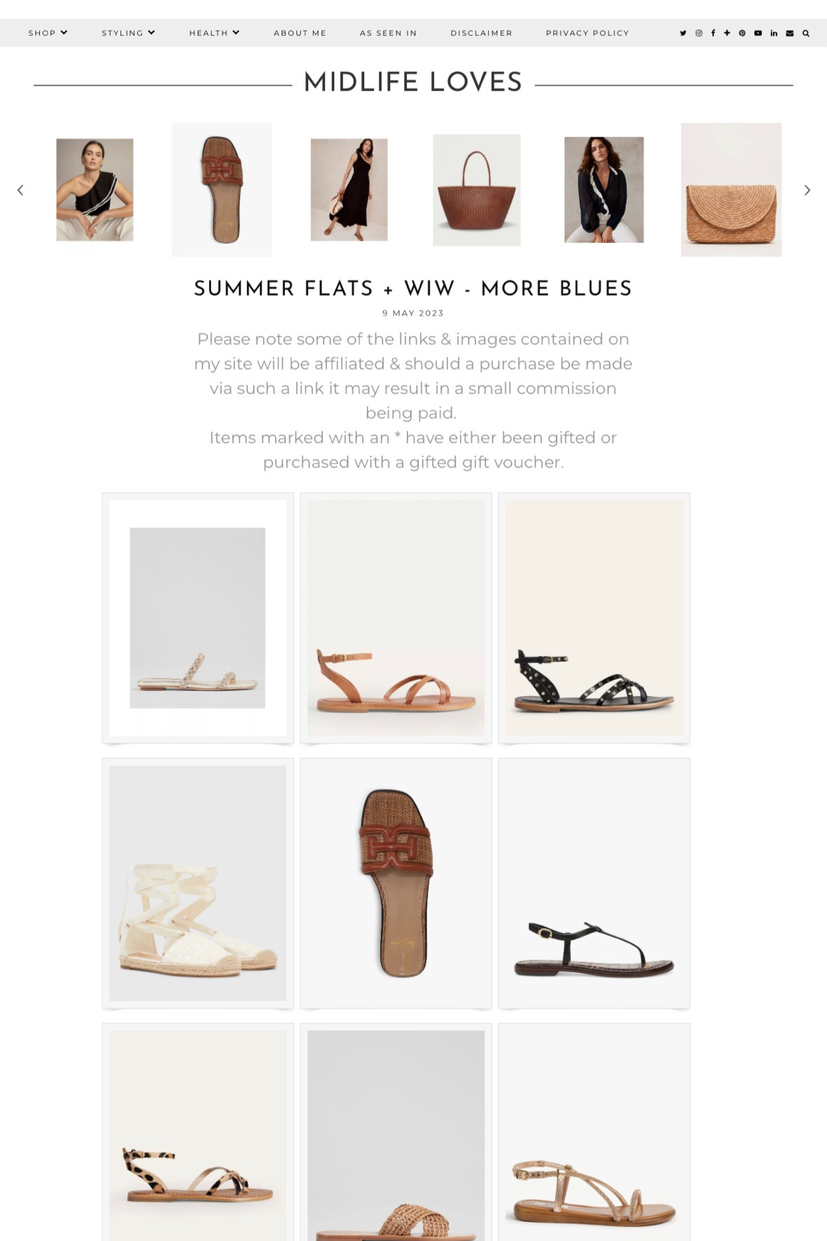 Summer sandals galore https://www.mymidlifefashion.com/2023/05/summer-flats-wiw-more-blues.html  #sandals #footwear #summerfootwear #summersandals #summerflats #fashion #style #mymidlifefashion #midlife #over40 #midlifefashion #midlifestyle #over40fashion #over40style #springfashion #springstyle #summerfashion #summerstyle #effortlessfashion #timelessfashion #effortlessstyle #effortlessfashion #styleover40 #fashionover40 #under50 #affordablefashion #affordablestyle 

#LTKshoecrush #LTKSeasonal #LTKeurope