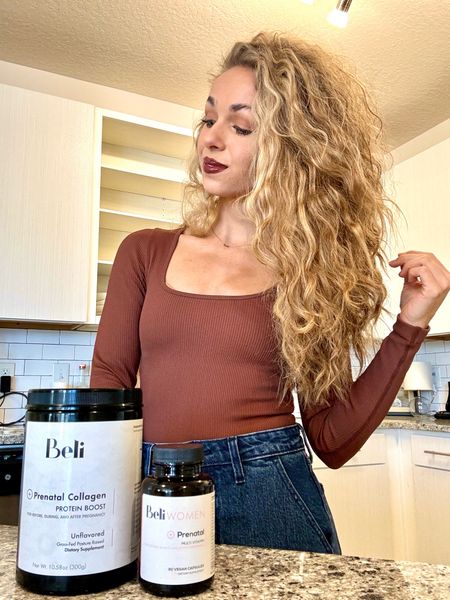 I get asked all the time what products and supplements I use for hair growth and my #1 tip is a high quality prenatal vitamin with methylfolate! @beli.baby has been a part of my daily supplement routine for the last few years now!😍

I started Beli as a postnatal vitamin a few years ago and have continued to use it daily for the many health benefits I have experienced while using it! Most noticeably it has helped make my hair thicker and healthier than before baby💇🏻‍♀️ It also replenished lost nutrients from pregnancy, postpartum, and breastfeeding, keeps my skin healthy, and helps increase effectiveness of my ADHD medication! I also use their grass fed collagen everyday and highly recommend for hair and nail health💁🏻‍♀️ Use KH for 15% off!🙌🏼 https://get.aspr.app/SHBOB #beli #belibaby #hairgrowth #postpartumhairloss #ad 

#LTKbaby #LTKbump #LTKfindsunder50