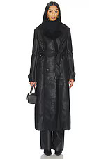 Faux Leather Trench Coat
                    
                    Bardot | Revolve Clothing (Global)