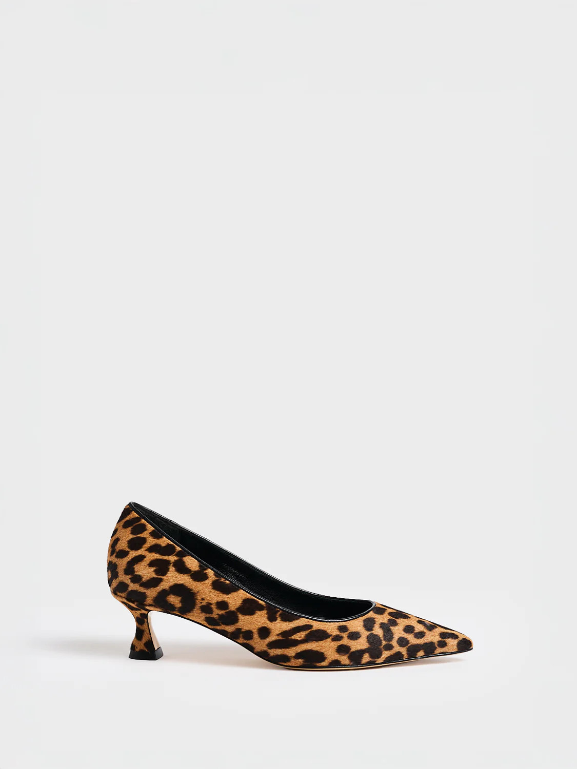 Flared Kitten Heel Pump | Leopard | Marion Parke