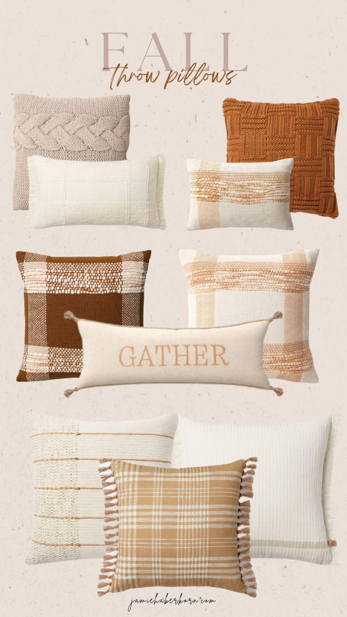 Fall throw pillows - fall home decor - all under $50

#targetfinds #targethomedecor #fallhome #falldecor #fallfinds #seasonaldecor #neutralpillows #throwpillows 

#LTKhome #LTKSeasonal #LTKunder50