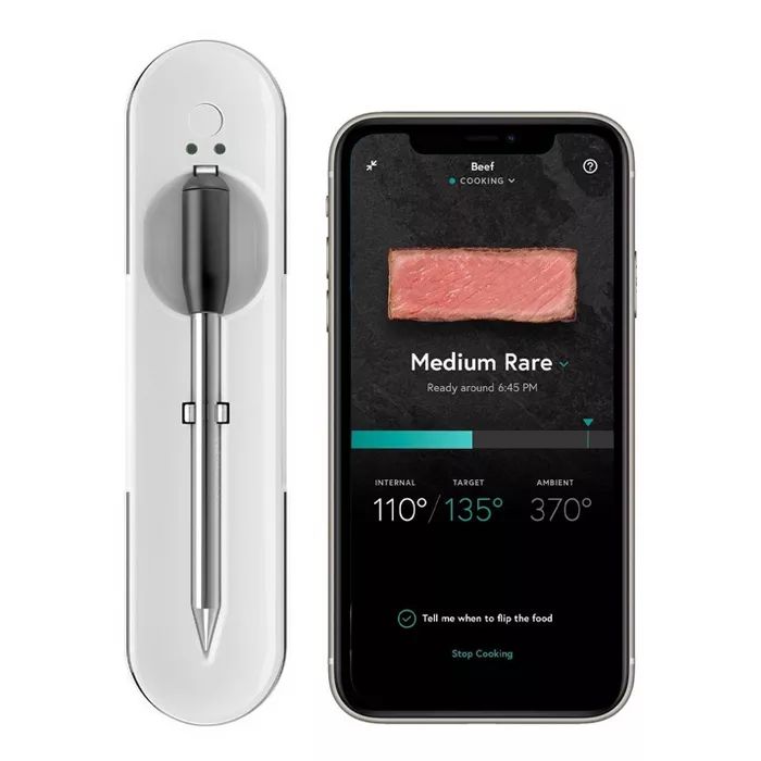 Yummly Smart Meat Thermometer with Wireless Bluetooth Connectivity White - YTE000W5K | Target
