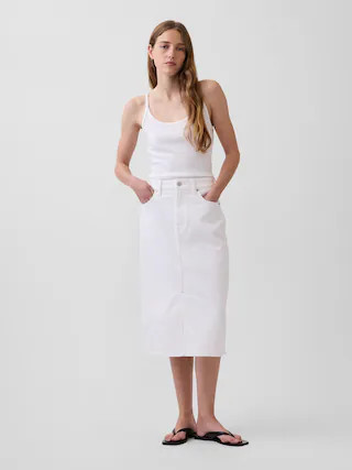 Denim Midi Pencil Skirt | Gap (US)