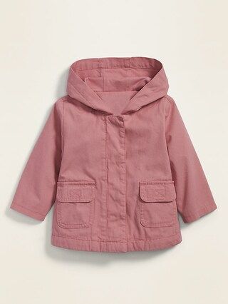 Hooded Canvas Utility Jacket for Baby | Old Navy (US)