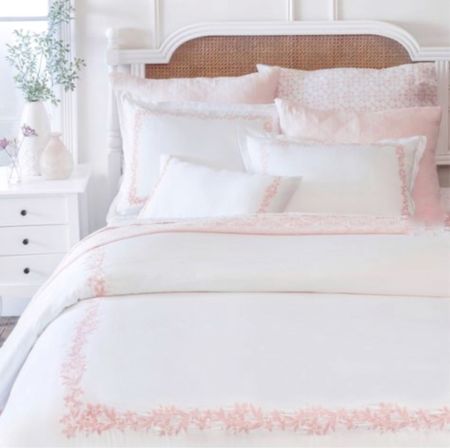 I LOVE this embroidered bedding. It is perfect for spring and also comes in blue. 








Floral embroidered duvet comforter, Martha Stewart bedding, Target, grand millennial, nursery, chinoiserie, bedroom, pink, traditional, bedding 

#LTKhome