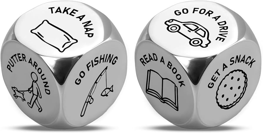 Retirement Gifts for Men Woman Retirement Dice Funny Decider Dice for Retired Women Men Best Reti... | Amazon (US)