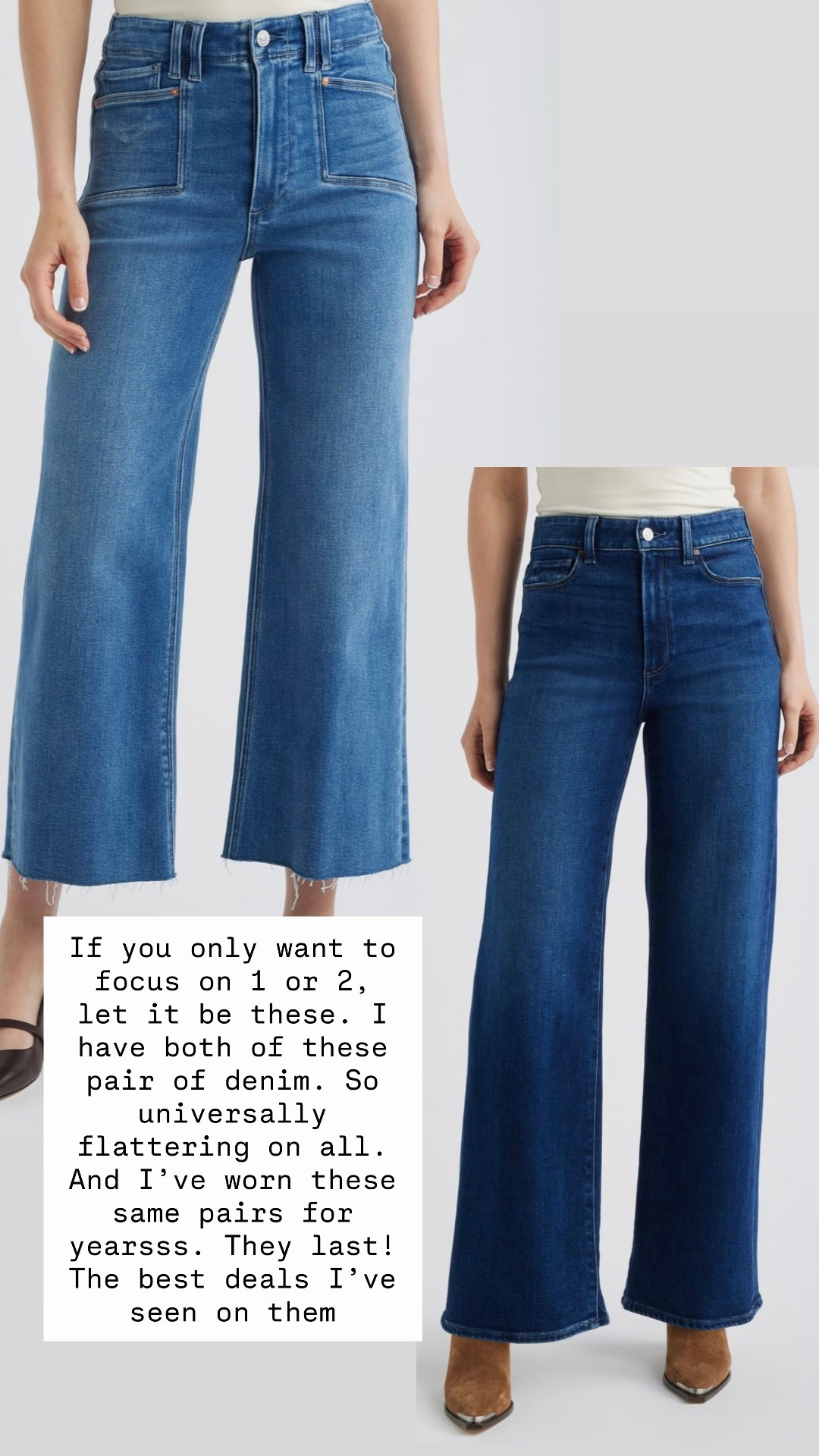 The denim deals are good in the NSale. 
These fit tts

#LTKootd #LTKSaleAlert #LTKOver40