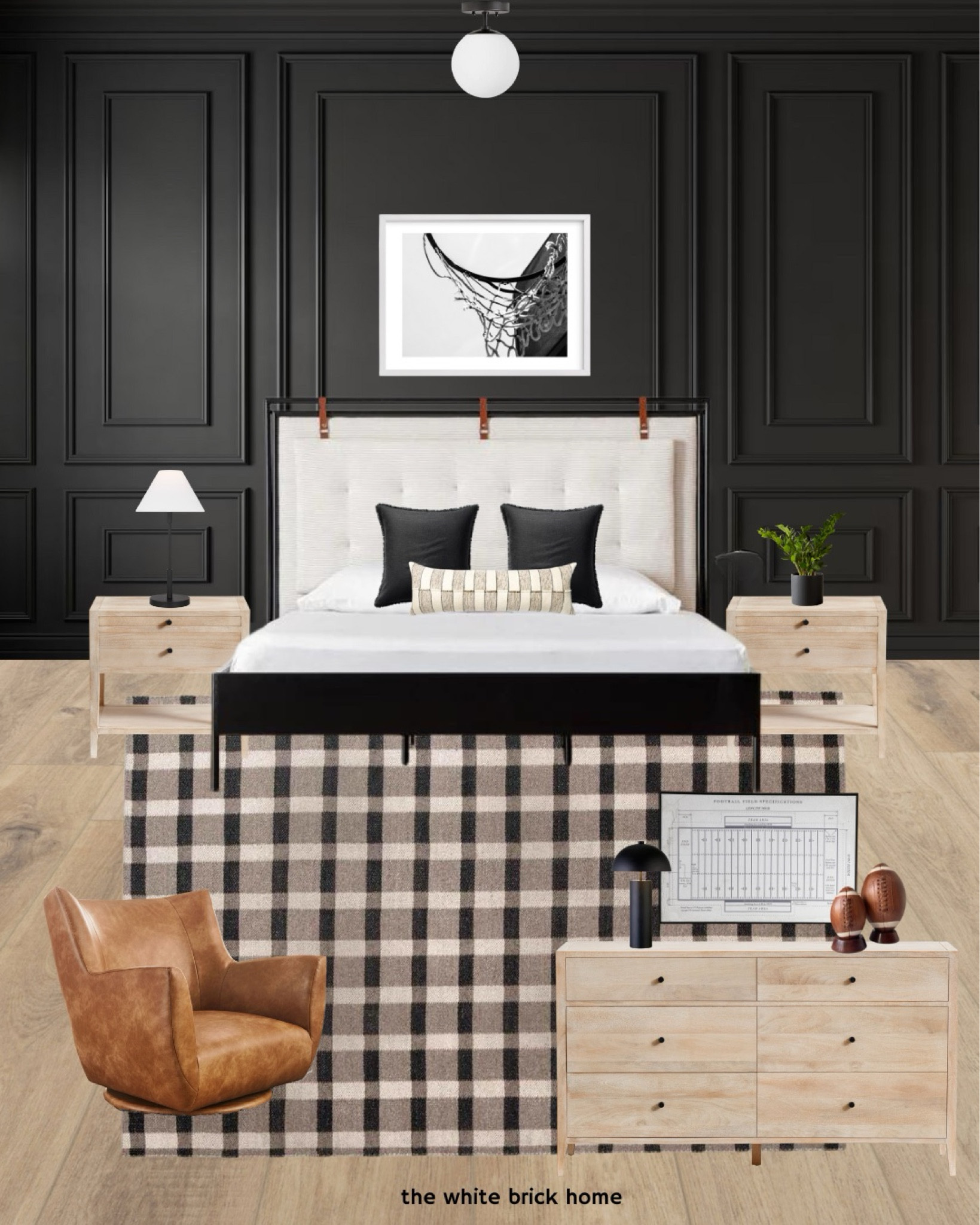 This rug is perfect for a boys bedroom - it would look great with dark walls and pops of brown leather for a sports themed bedroom 🖤

Sports bedroom, boys sports room, basketball hoop, football, football room, boys room, boys bedroom, teen bedroom, teen room, teen boy room, teen room decor, teen boy rug, boys bedroom, boys sports bedroom, black walls bedroom, boys bedroom furniture. 

#LTKkids #LTKhome #LTKfamily