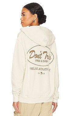 Free & Easy OVAL HEAVY FLEECE HOODIE in Fawn from Revolve.com | Revolve Clothing (Global)