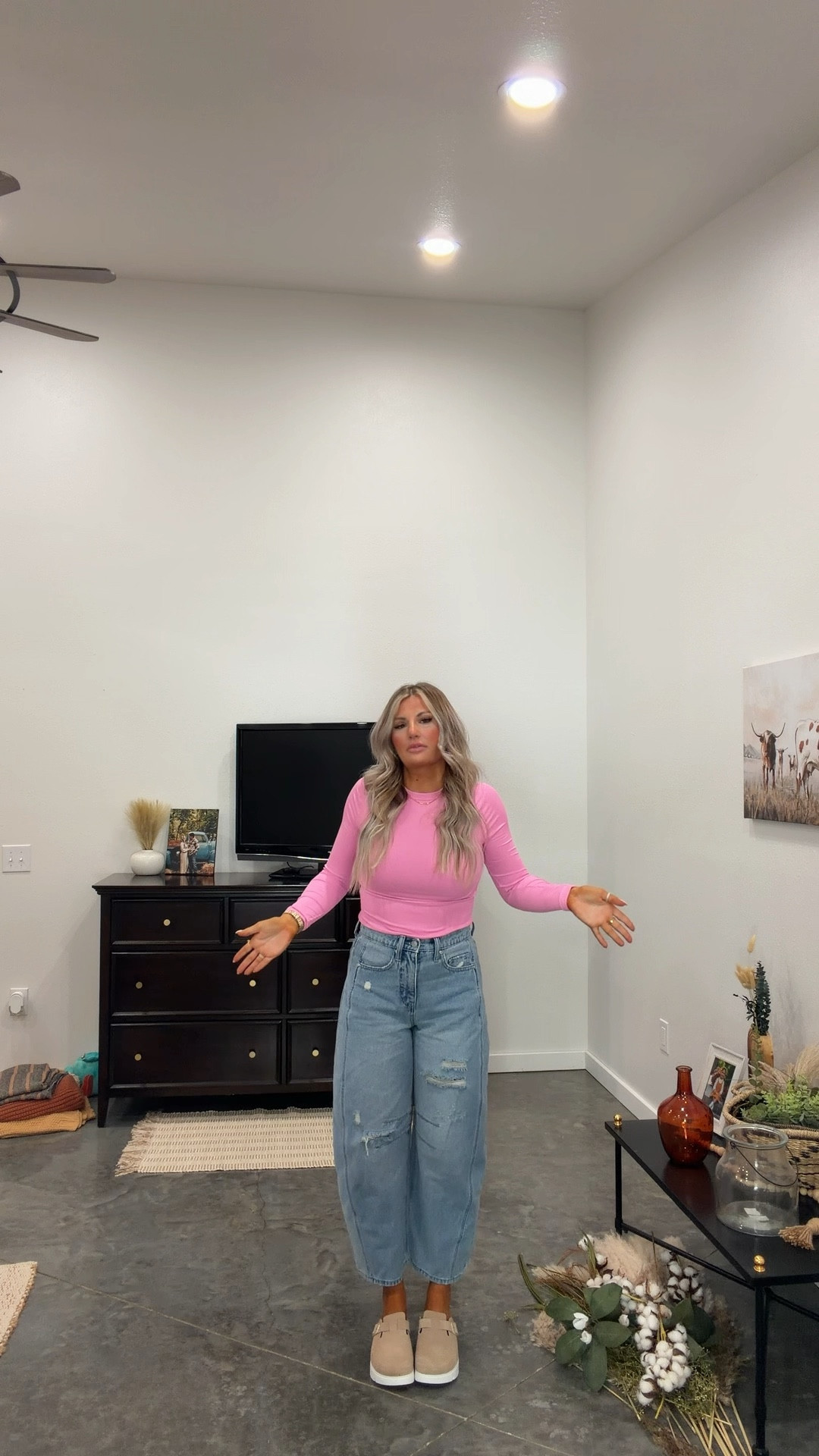 My new fav outfit!!! 🎀💓

Wearing a small top & 4 jeans (have no stretch) 👖 

#LTKValentine #LTKootd #LTKSaleAlert