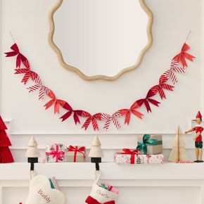 Holiday Bows Garland | West Elm (US)