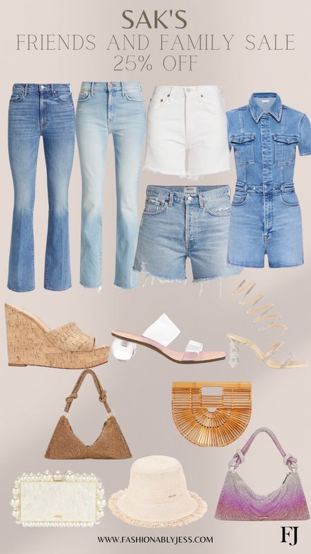 Obsessed with these denim and shoe picks from Sak’s friends and family sale! Shop some great spring staple pieces for 25% off! 

#LTKsalealert #LTKFind #LTKstyletip
