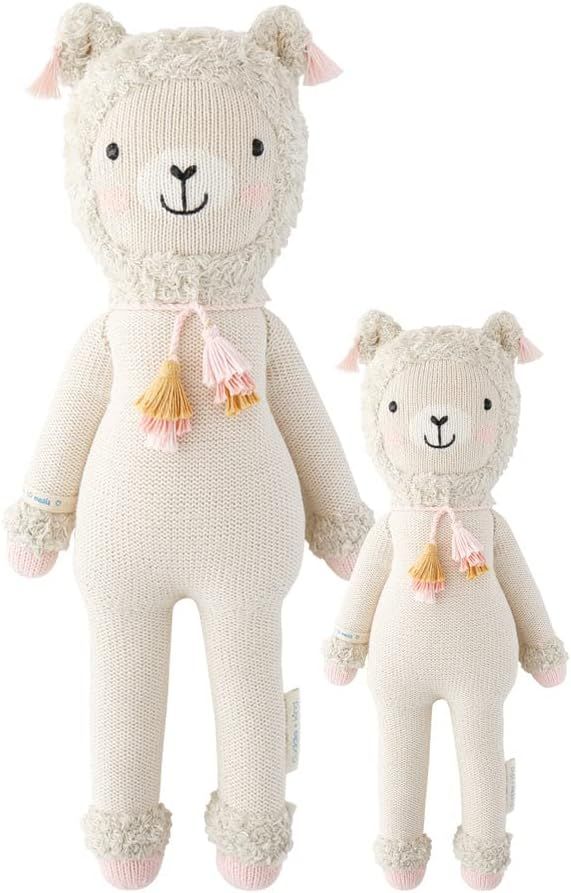 cuddle + kind Lola The Llama Little 13" Hand-Knit Doll – 1 Doll = 10 Meals, Fair Trade, Heirloo... | Amazon (US)