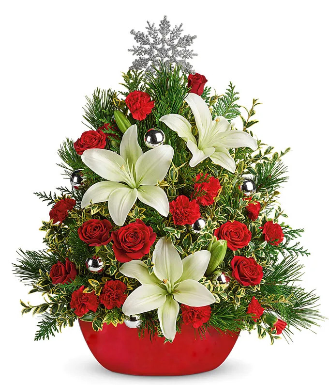 Mistletoe Kisses Christmas Tree | From You Flowers