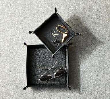 Grant Leather Catchall | Pottery Barn (US)