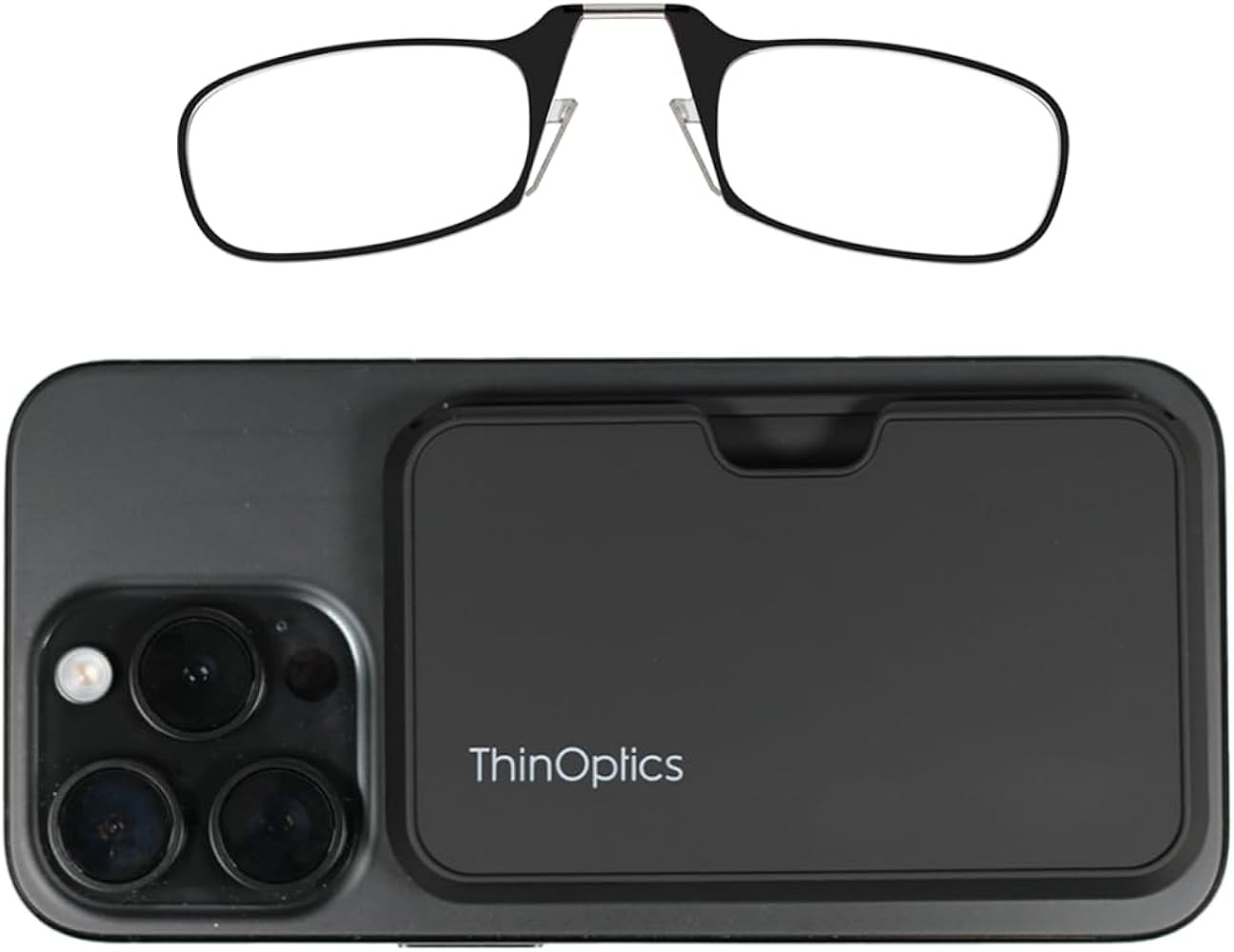 Always With You by ThinOptics Slim Reading Glasses with Case that Sticks to Your Phone - Ultra-Th... | Amazon (US)