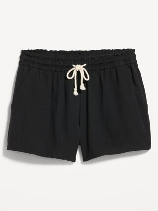 High-Waisted Crinkle Gauze Shorts | Old Navy (US)