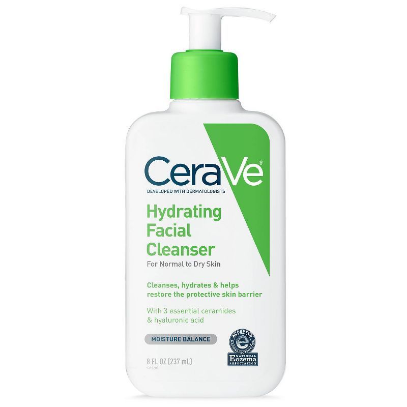 CeraVe Face Wash, Hydrating Facial Cleanser for Normal to Dry Skin with Hyaluronic Acid, Ceramide... | Target