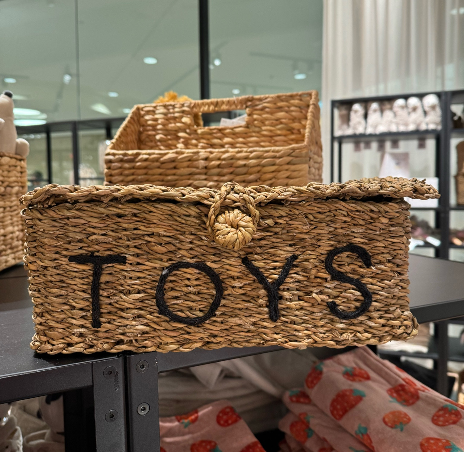 Wicker toy bin would be great for pet toys storage

#LTKHome