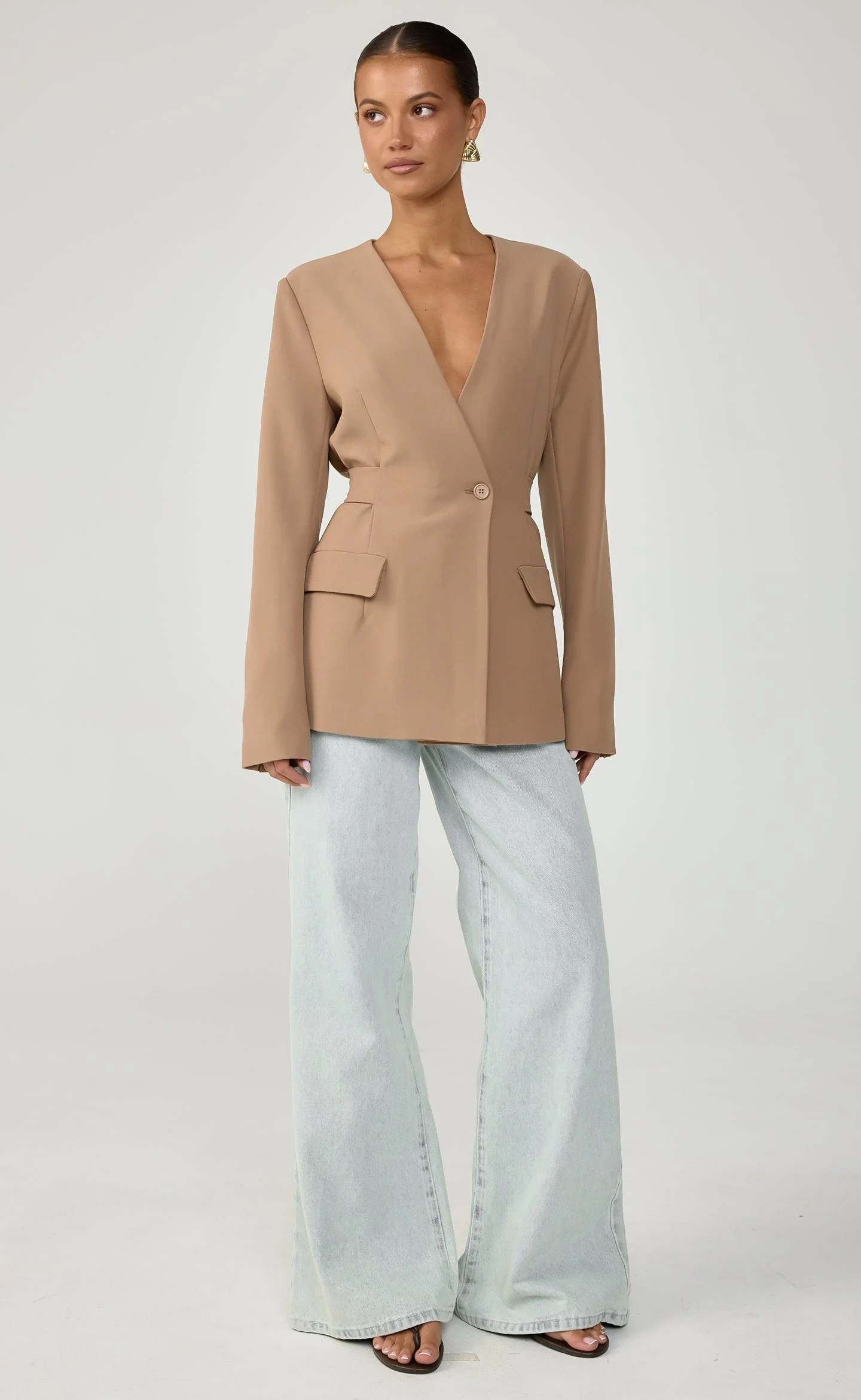 City Fog Blazer (Cedar) | Charcoal Clothing US