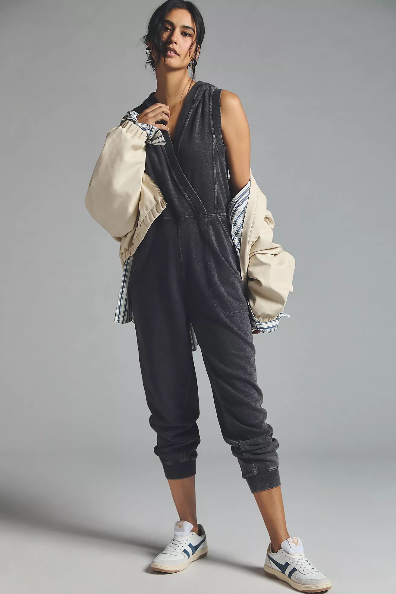 Daily Practice by Anthropologie Hooded Jumpsuit | Anthropologie (US)
