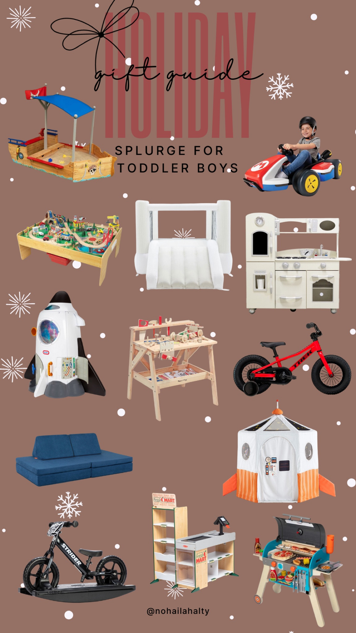 2023 Holiday Gift Guide
✨Toddler Boys✨

Unlinkable:
Nugget- Play Couch
Trek- Precaliber 12 Red Bike 

#LTKHoliday #LTKGiftGuide #LTKkids