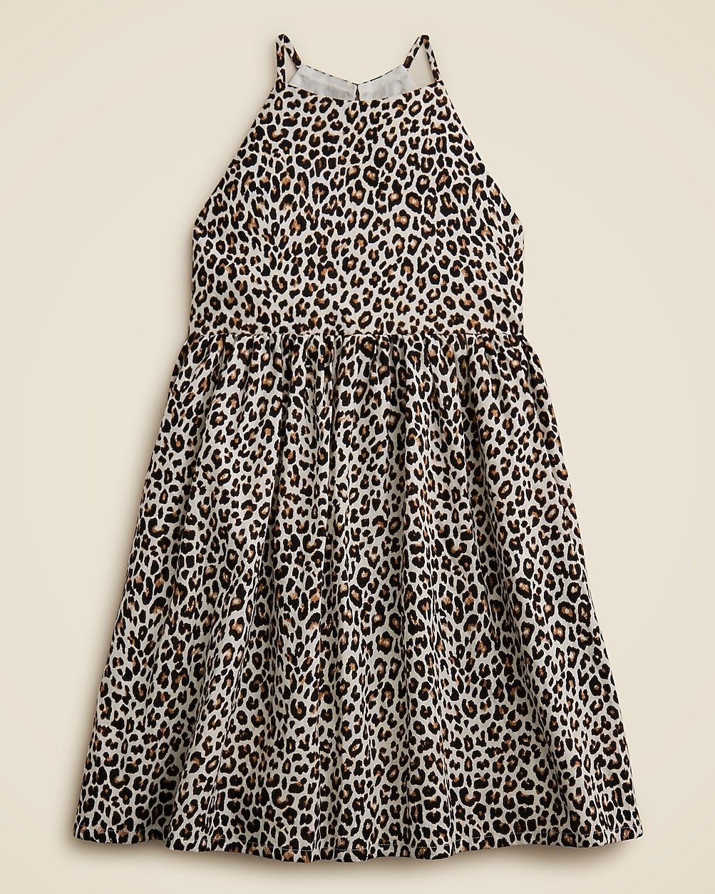 Girls' halter dress in linen-cotton blend | J. Crew US
